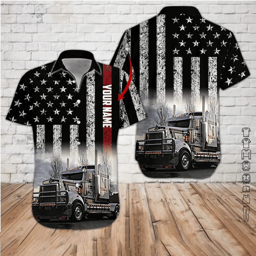 Truck Driver Custom Name Aloha Trendy Hawaiian Shirts For Men & For Women Truck Driver Custom Name Aloha Trendy Hawaiian Shirts For Men & For Women