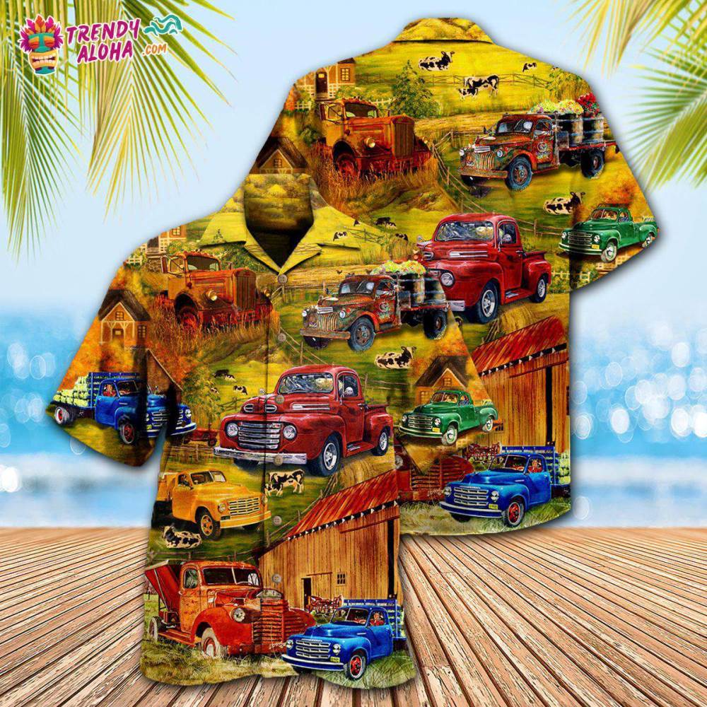 Truck Take Me On A Road Trip Pickup In The Village Hawaiian Shirt – Trendy Aloha