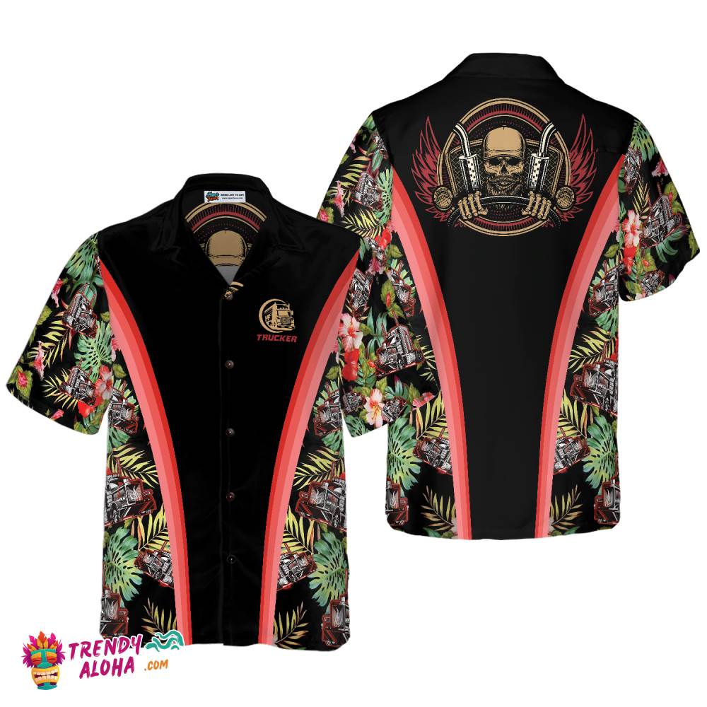 Trucker Tropical Hawaiian Shirt Trucker Tropical Hawaiian Shirt