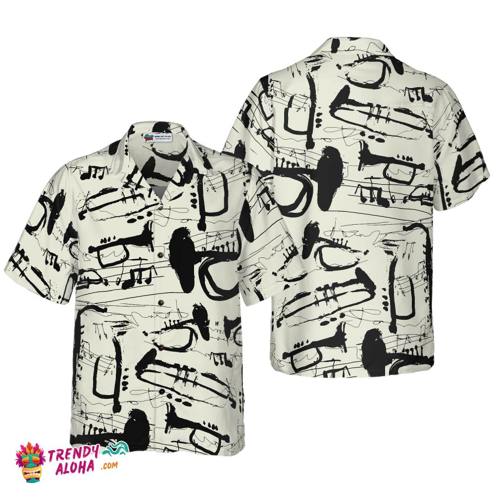 Trumpet Is Cool Hawaiian Shirt