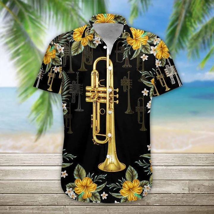 Trumpet Trendy Hawaiian Shirt