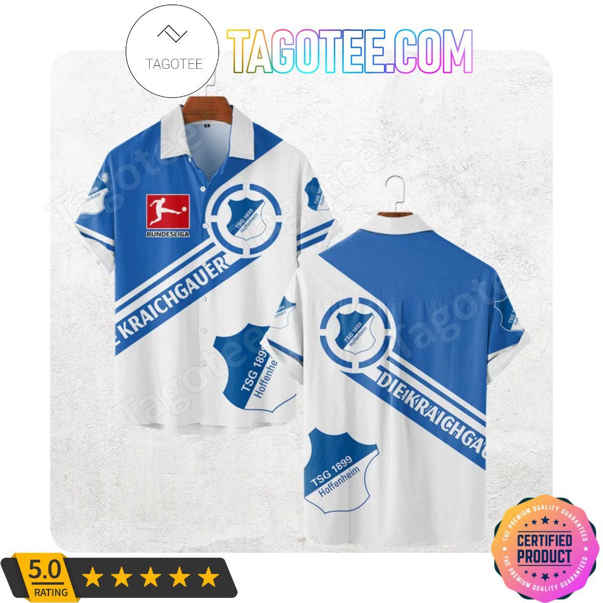 Tsg Hoffenheim Bundesliga Hawaiian Shirt