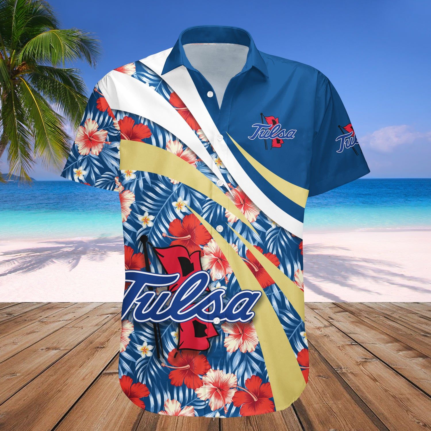Tulsa Golden Hurricane Hawaii Shirt Hibiscus Sport Style – NCAA