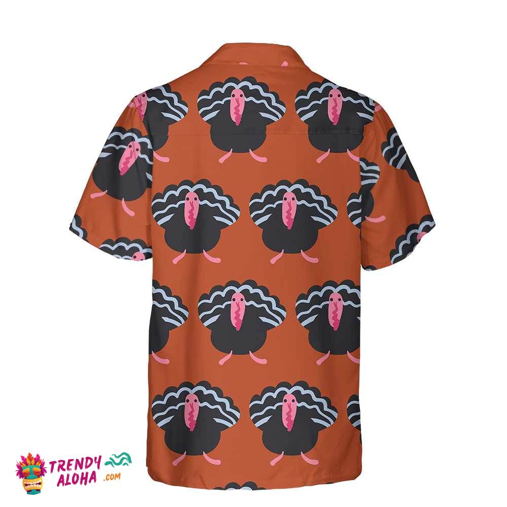Turkey Farm Thanksgiving Hawaiian Shirt For Men Turkey Hawaiian Shirt, Best Gift For Thanksgiving