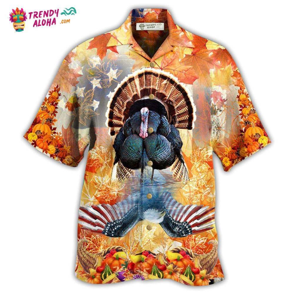 Turkey Love Autumn Love America Hawaiian Shirt – Trendy Aloha Turkey Love Autumn Love America Hawaiian Shirt – Trendy Aloha