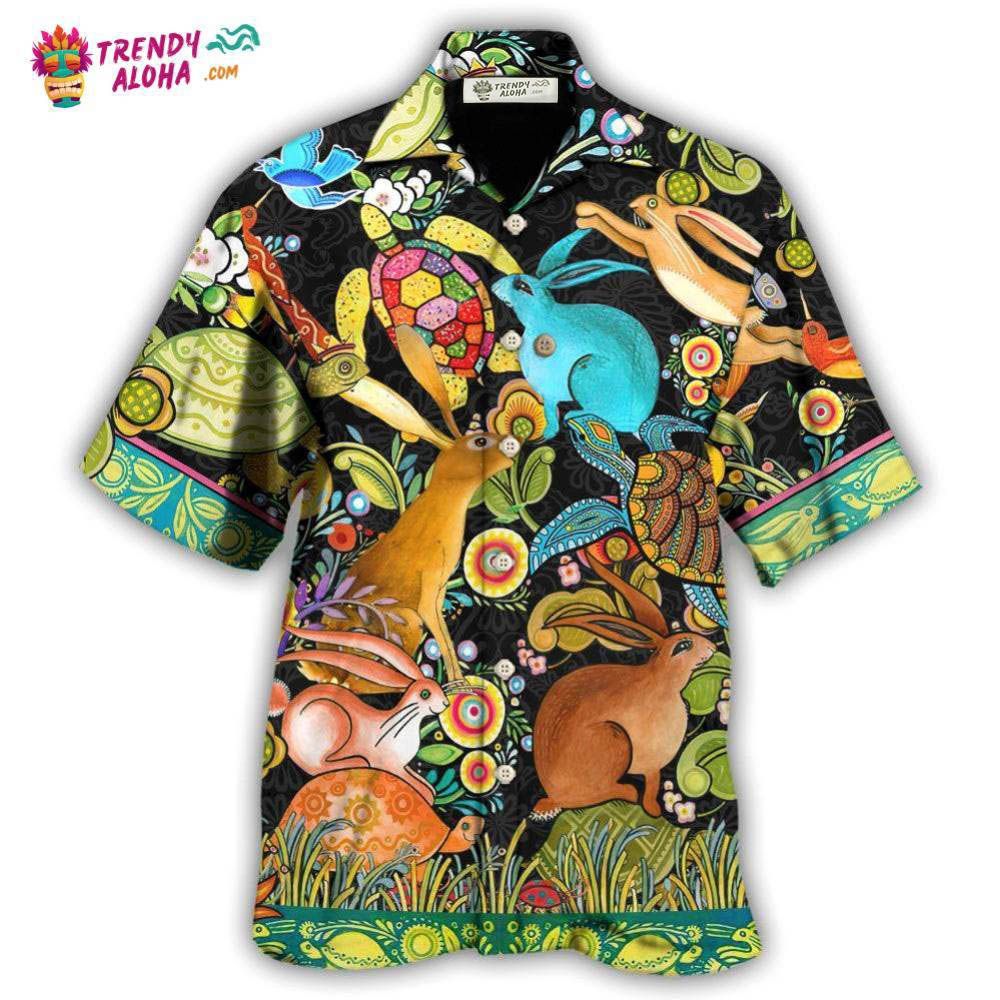 Turtle And Rabbit Slow And Steady Wins The Race Hawaiian Shirt – Trendy Aloha