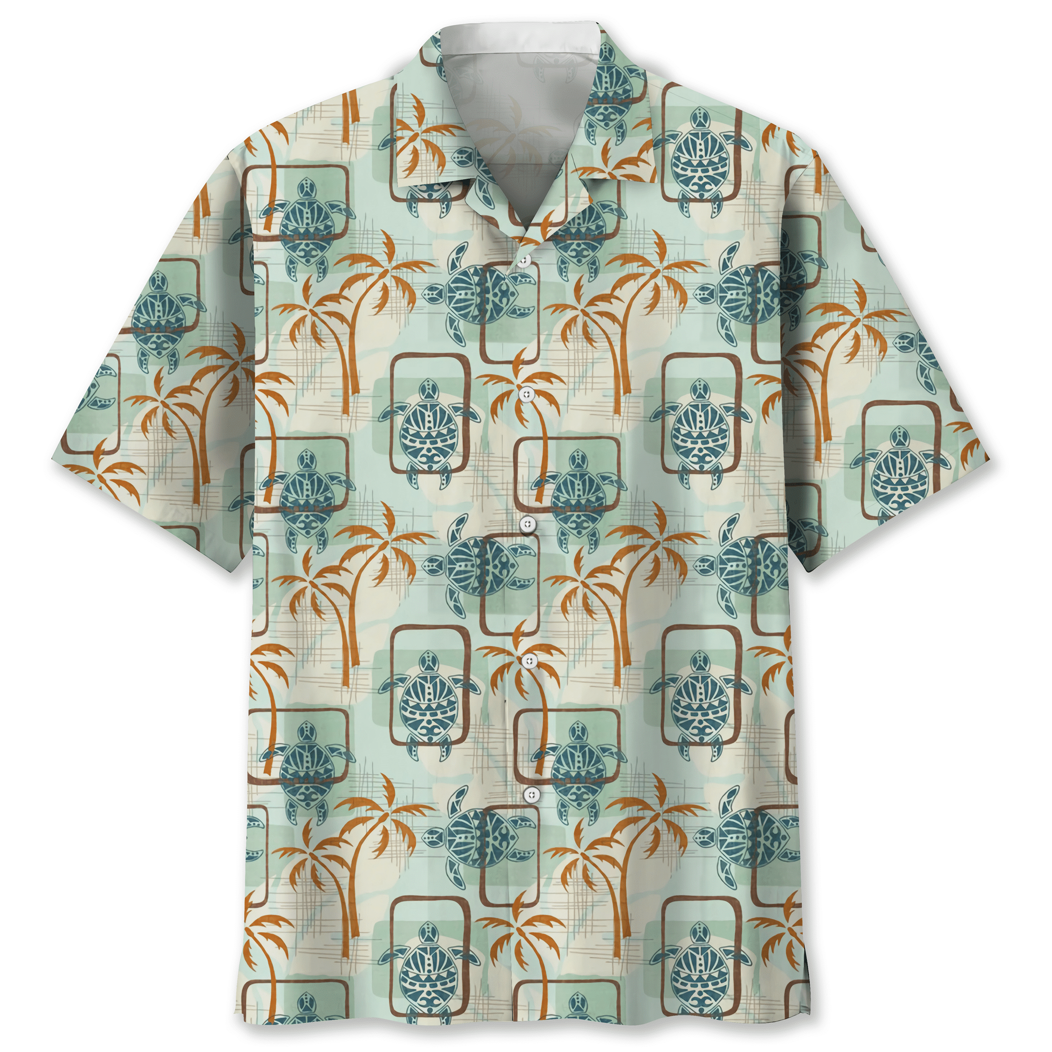 Turtle Coconut Trendy Hawaiian Shirt