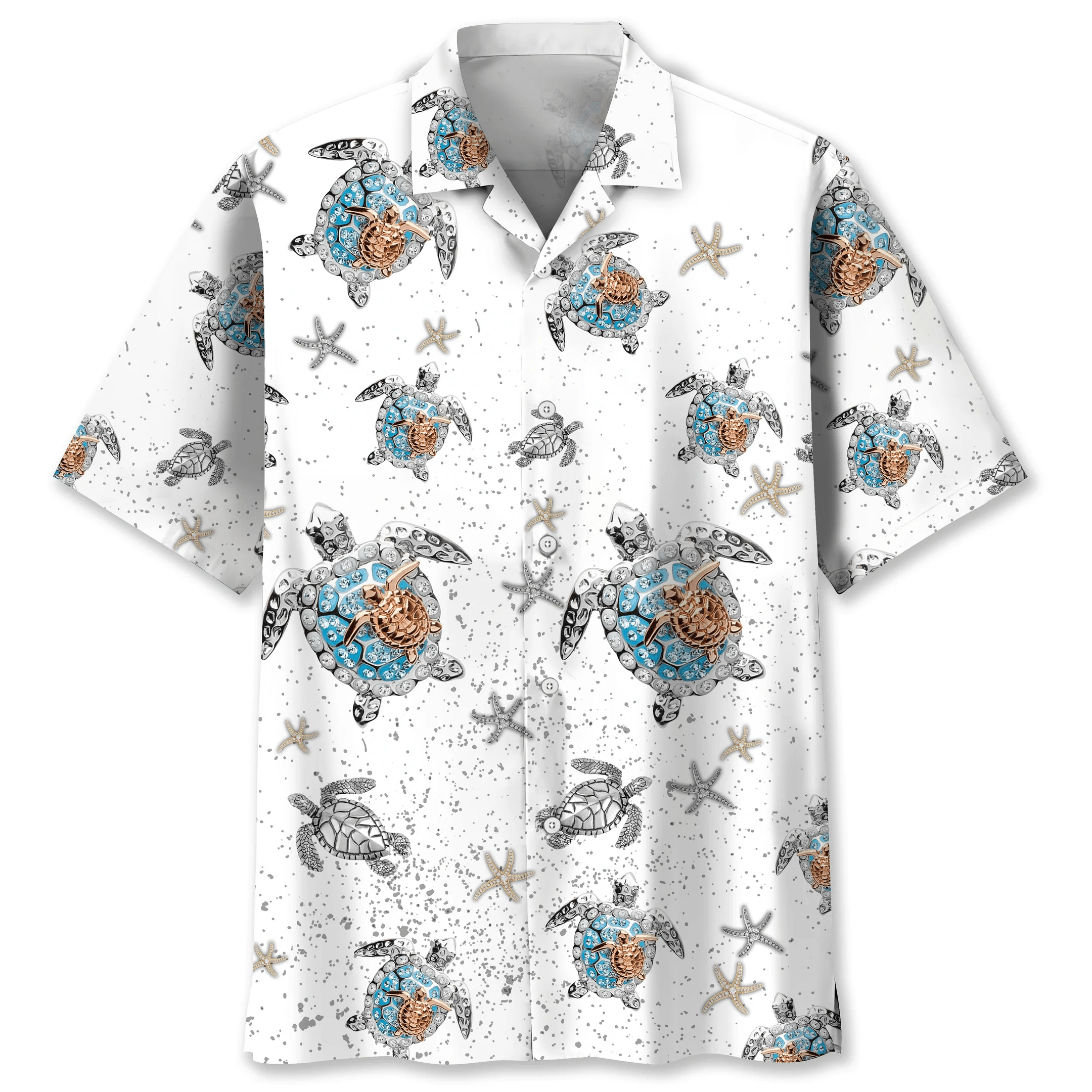 Turtle Hawaiian Beach Shirt, Turtle Lover Trendy Hawaiian Shirt For