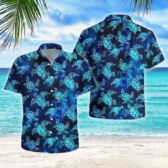 Turtle Hawaiian Colorful Nice Trendy Hawaiian Shirt