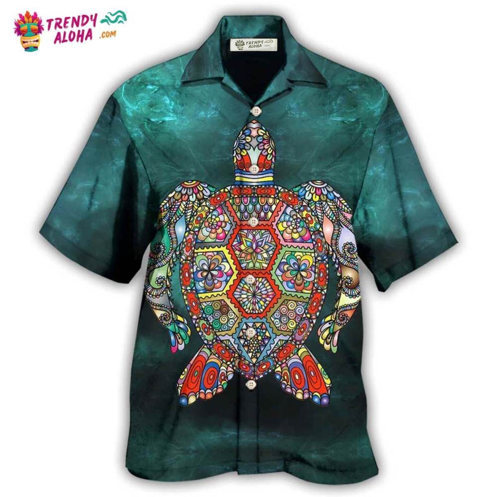 Turtle Love Sea Thinking Hawaiian Shirt – Trendy Aloha