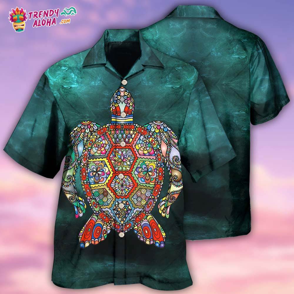 Turtle Love Sea Thinking Hawaiian Shirt – Trendy Aloha