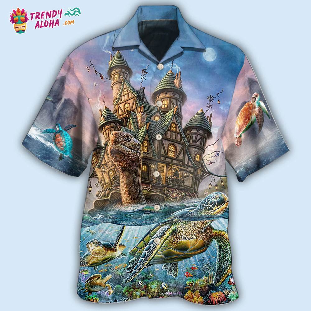 Turtle Play In The Sea Cool Hawaiian Shirt – Trendy Aloha