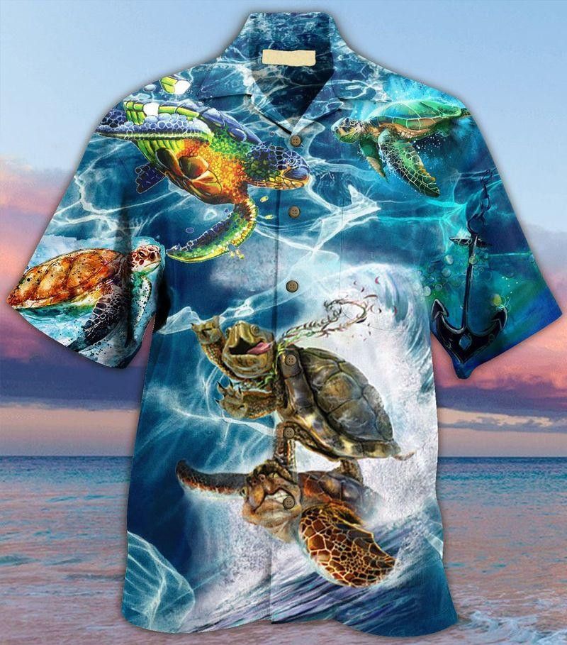 Turtle Trendy Hawaiian Shirt