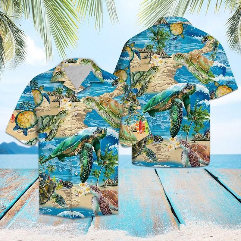 Turtle Trendy Hawaiian Shirt