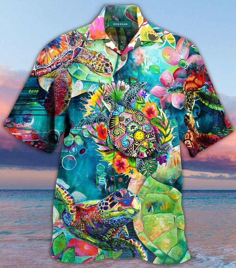 Turtle Trendy Hawaiian Shirt