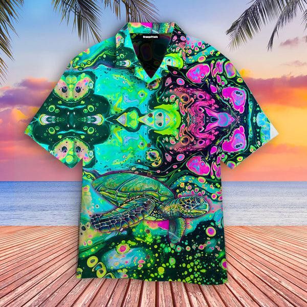 Turtle Trendy Hawaiian Shirt For