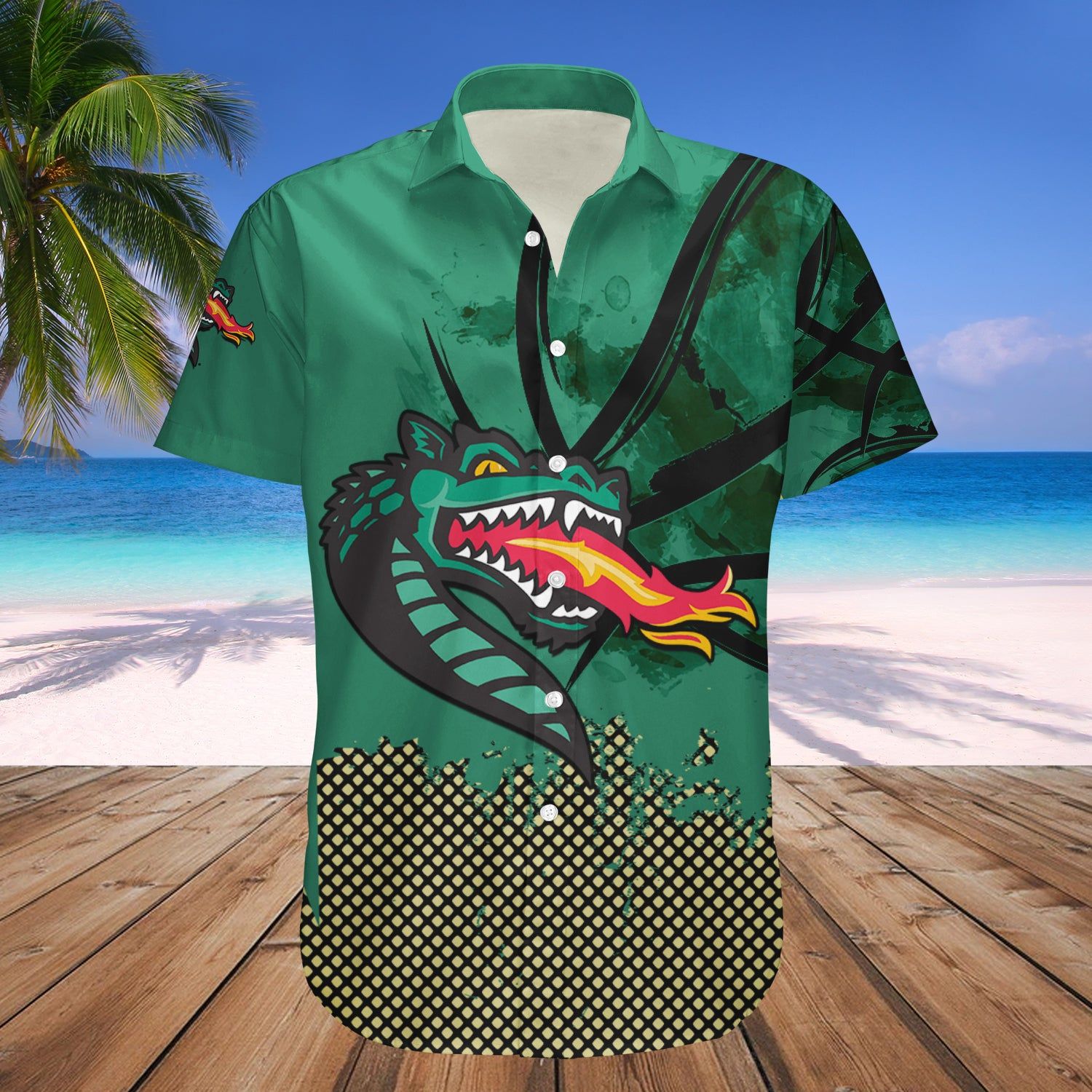 Uab Blazers Hawaii Shirt Basketball Net Grunge Pattern – NCAA