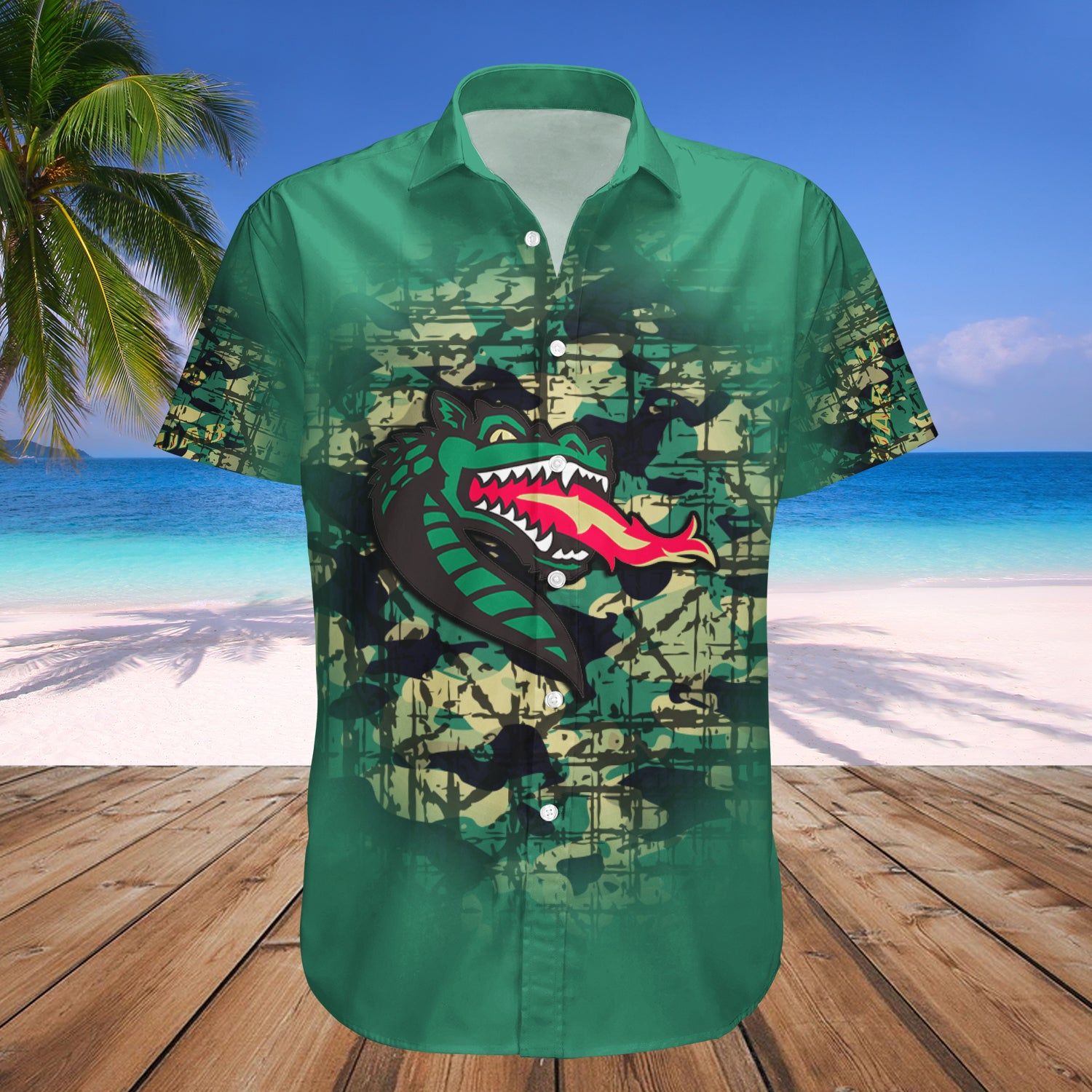 Uab Blazers Hawaii Shirt Camouflage Vintage – NCAA