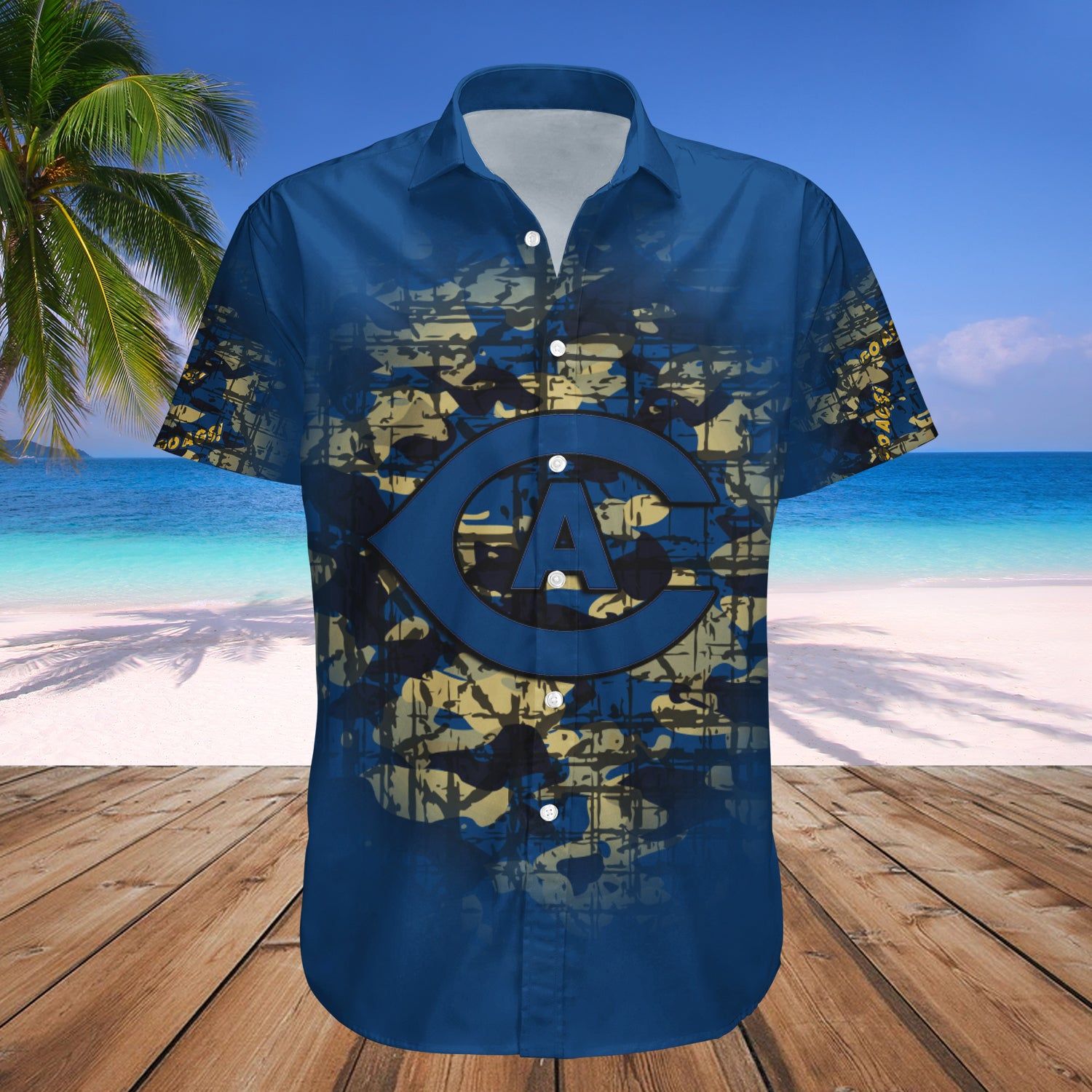 Uc Davis Aggies Hawaii Shirt Camouflage Vintage – NCAA