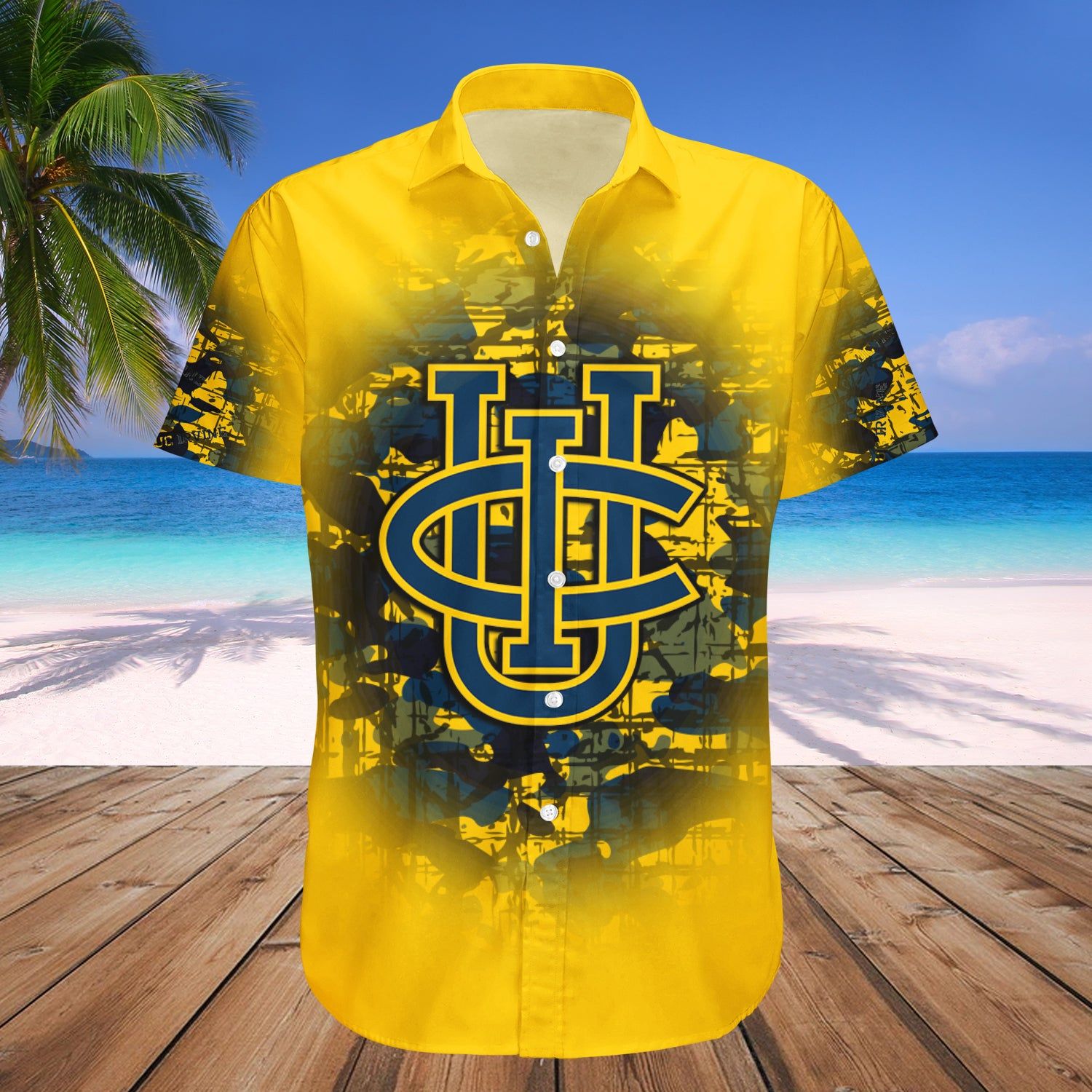 Uc Irvine Anteaters Hawaii Shirt Camouflage Vintage – NCAA