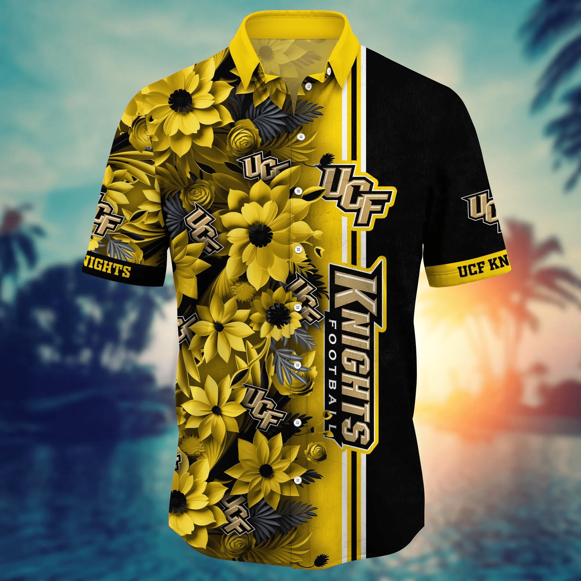 Ucf Knights NCAA Hawaiian Shirt Custom Vacation Spots Aloha Shirt