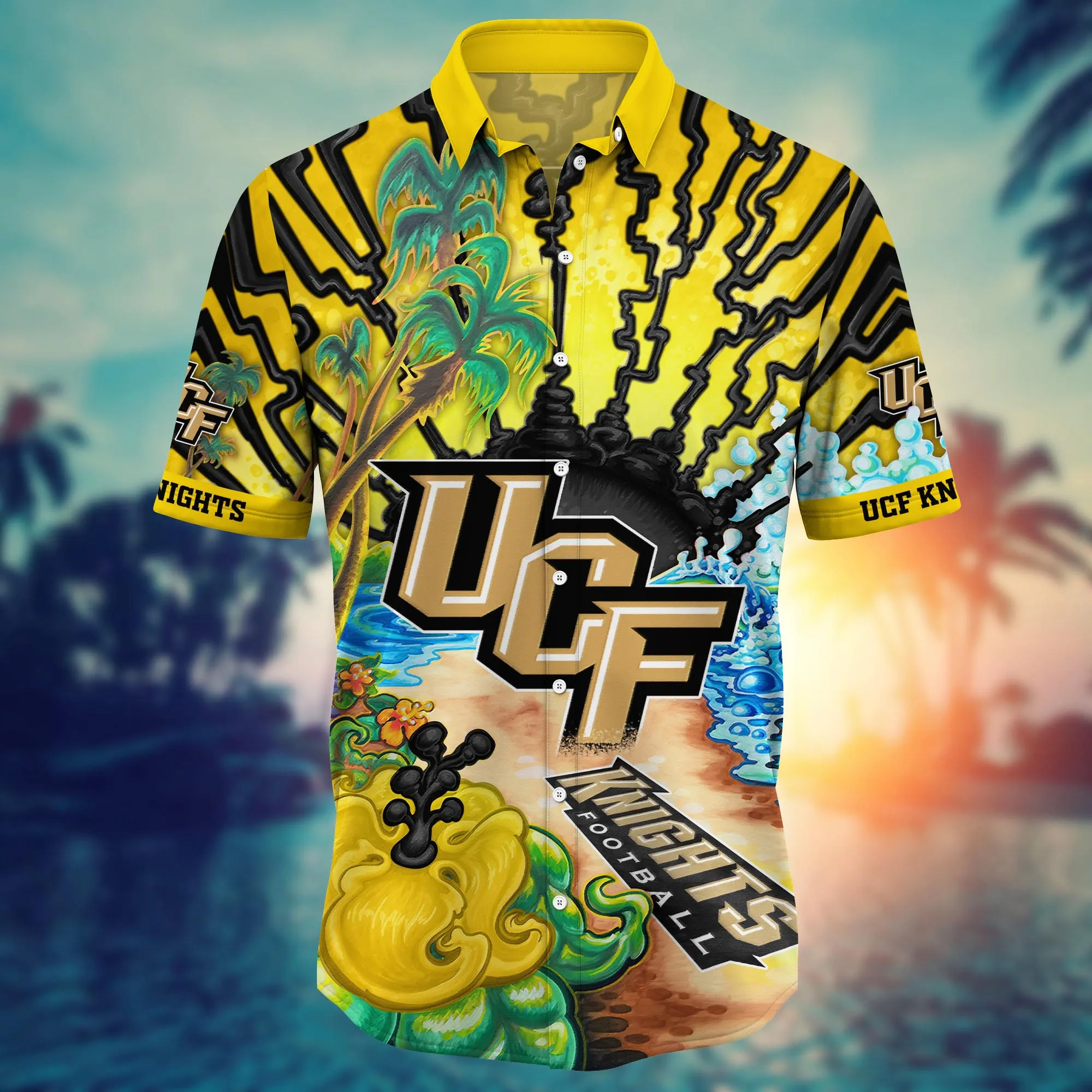 Ucf Knights NCAA Hawaiian Shirt Julytime Aloha Shirt