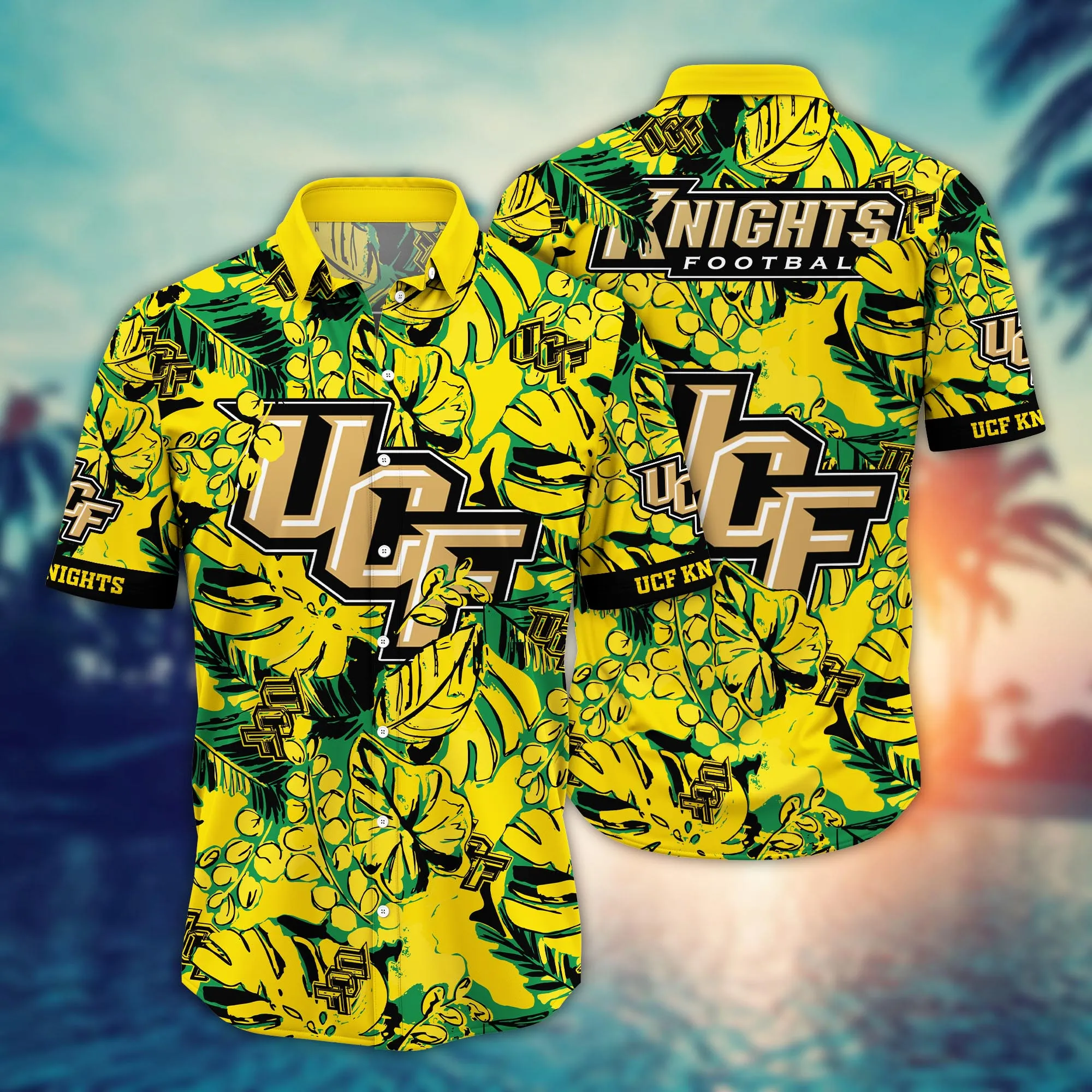 Ucf Knights NCAA Hawaiian Shirt Leisure Aloha Shirt Ucf Knights NCAA Hawaiian Shirt Leisure Aloha Shirt