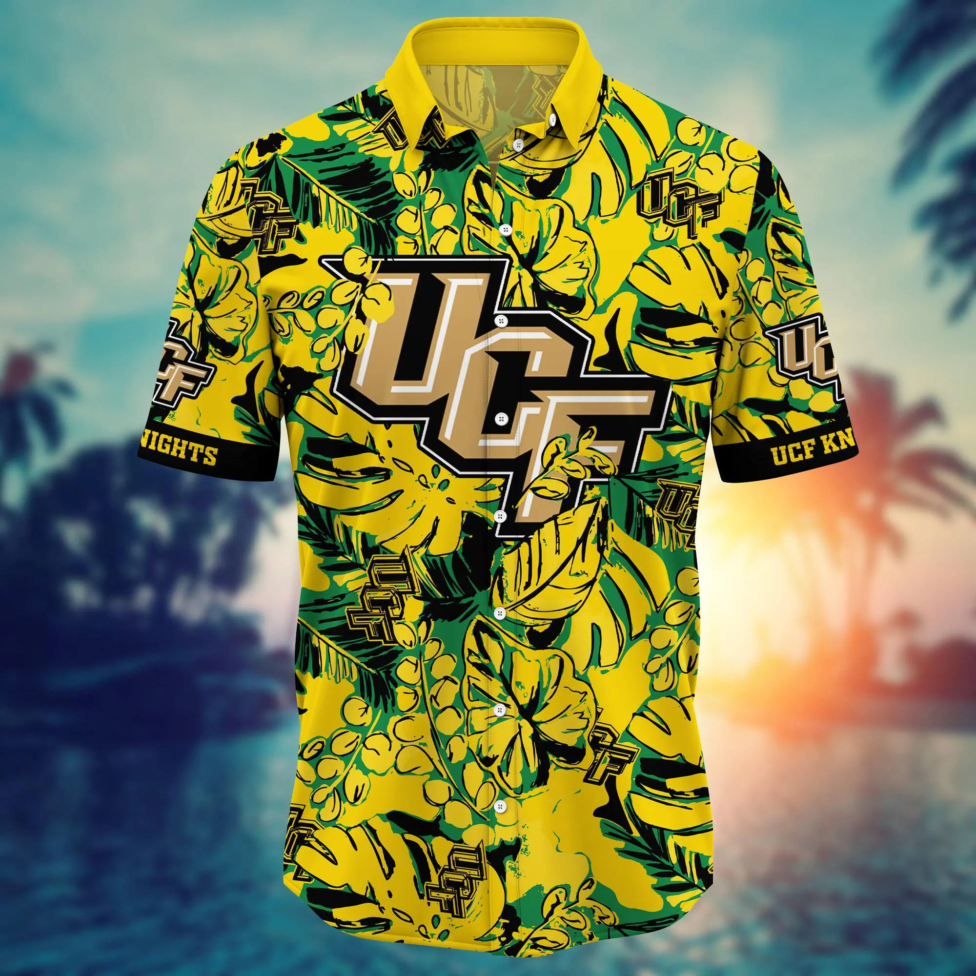 Ucf Knights NCAA Hawaiian Shirt Leisure Aloha Shirt