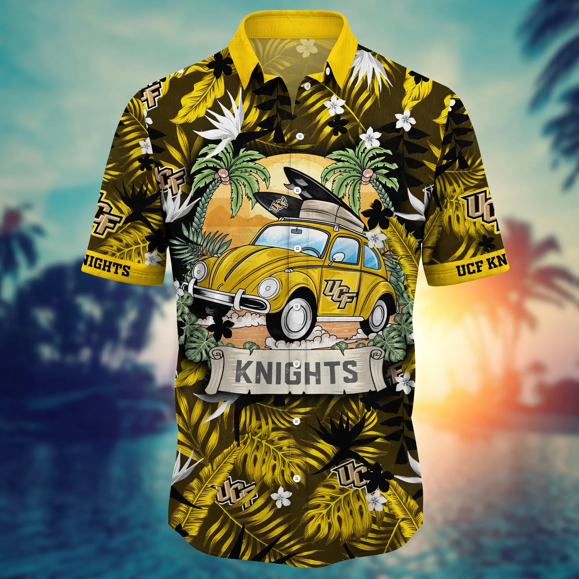 Ucf Knights NCAA Hawaiian Shirt Sprinklerstime Aloha Shirt