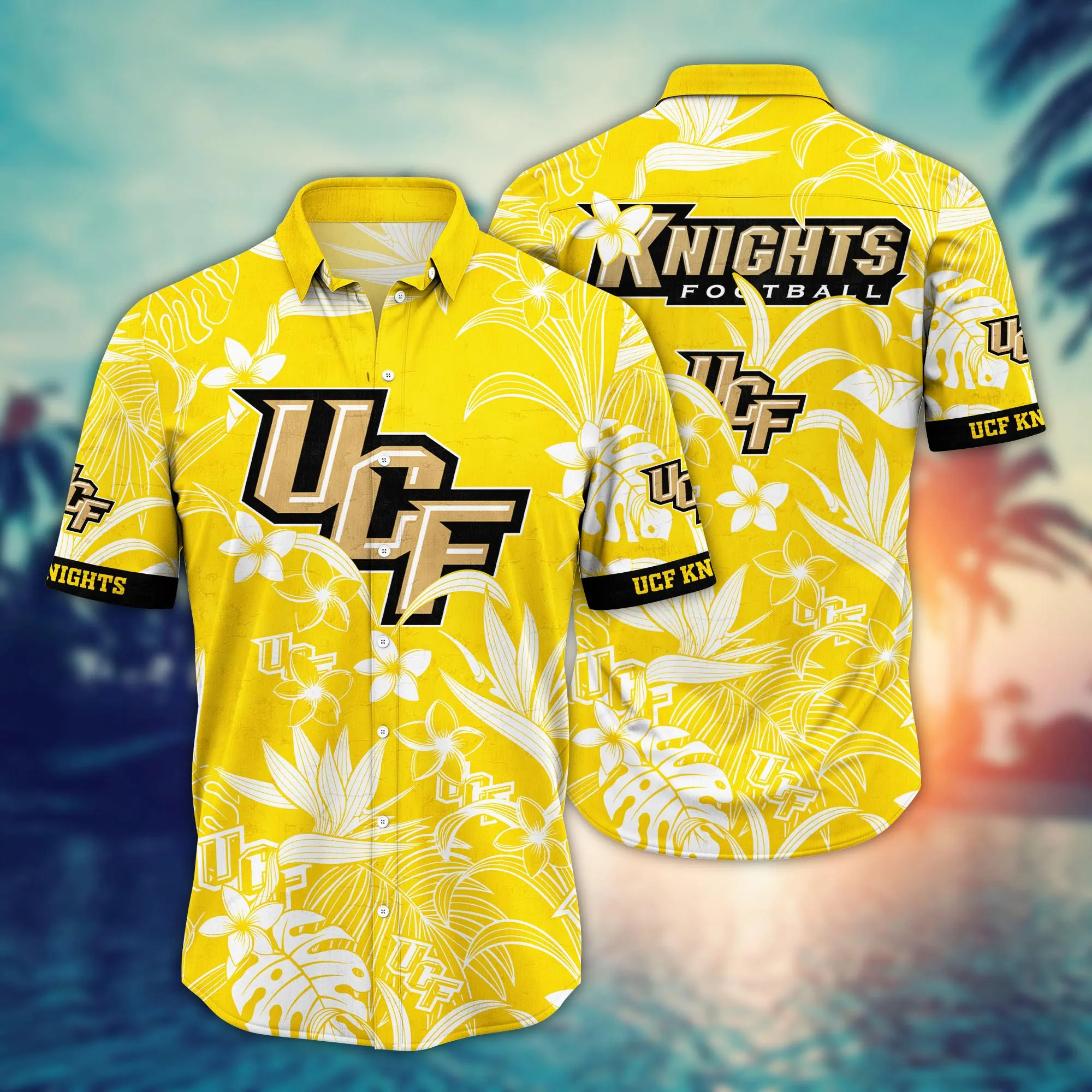 Ucf Knights NCAA Hawaiian Shirt Summer Campstime Aloha Shirt Ucf Knights NCAA Hawaiian Shirt Summer Campstime Aloha Shirt