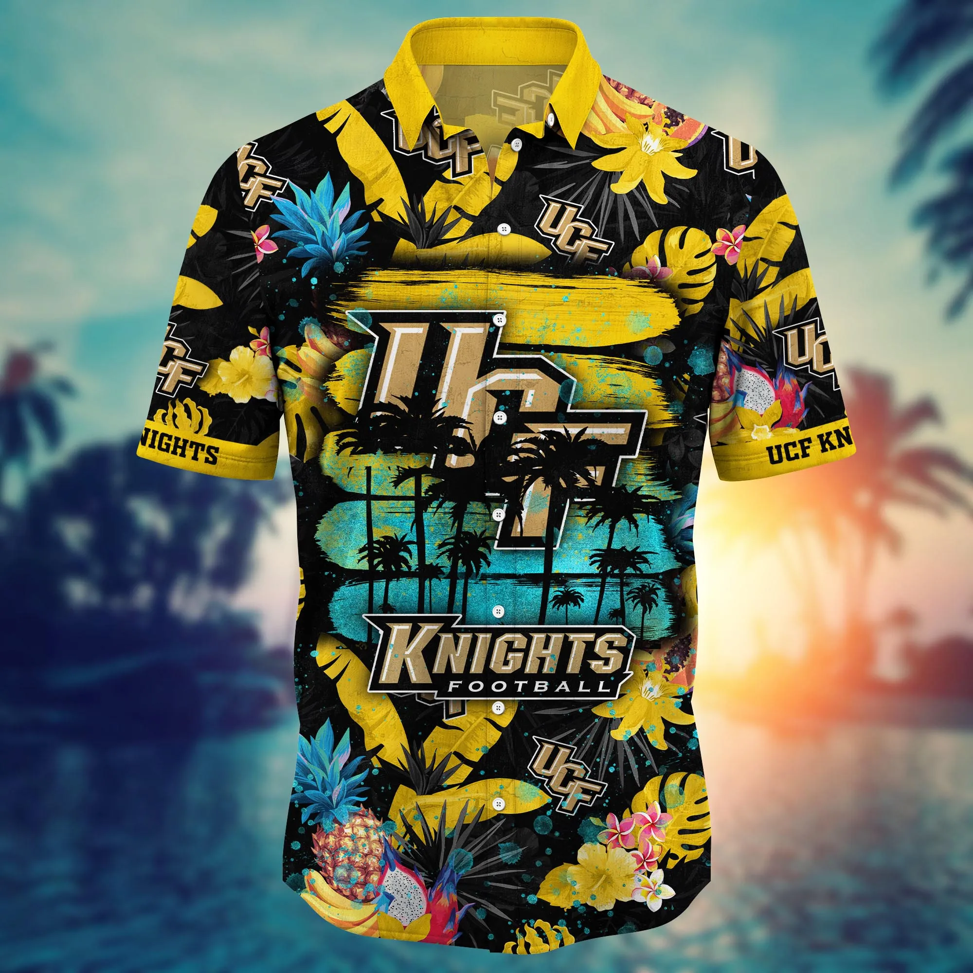 Ucf Knights NCAA Hawaiian Shirt Sundowntime Aloha Shirt
