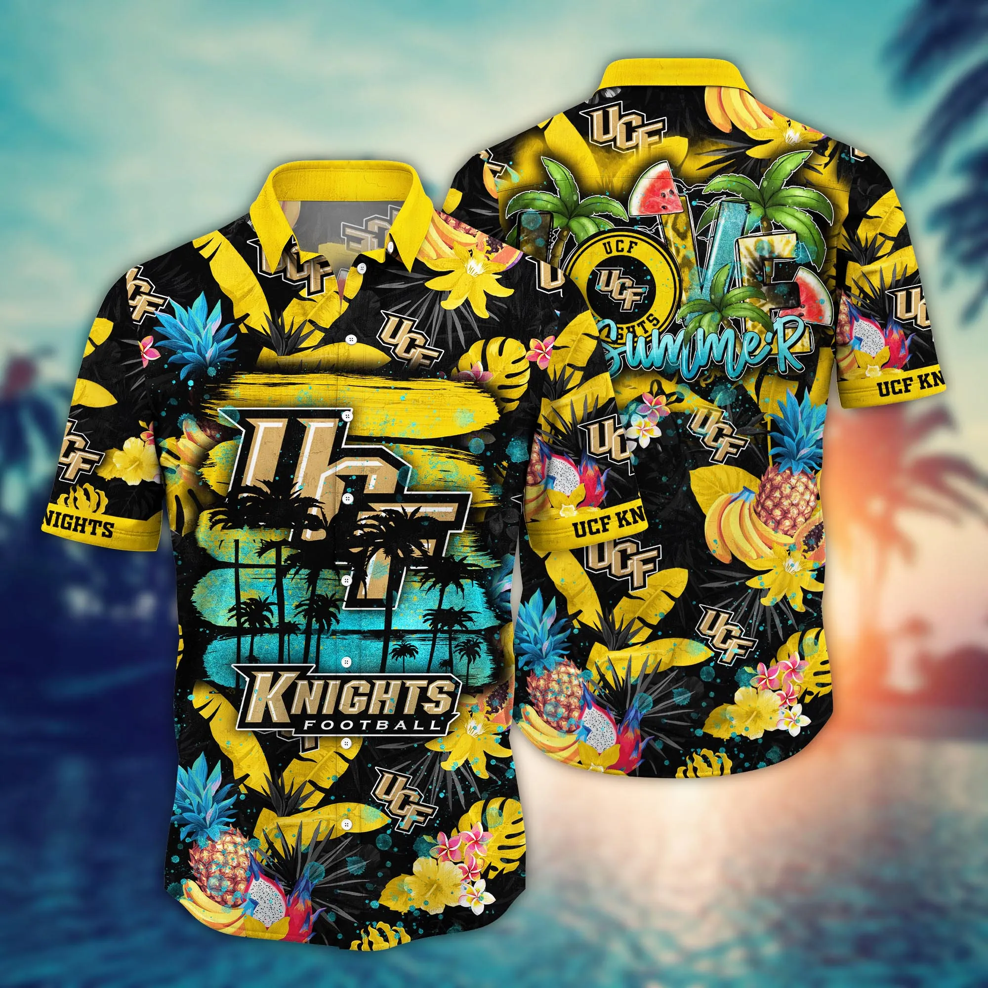 Ucf Knights NCAA Hawaiian Shirt Sundowntime Aloha Shirt
