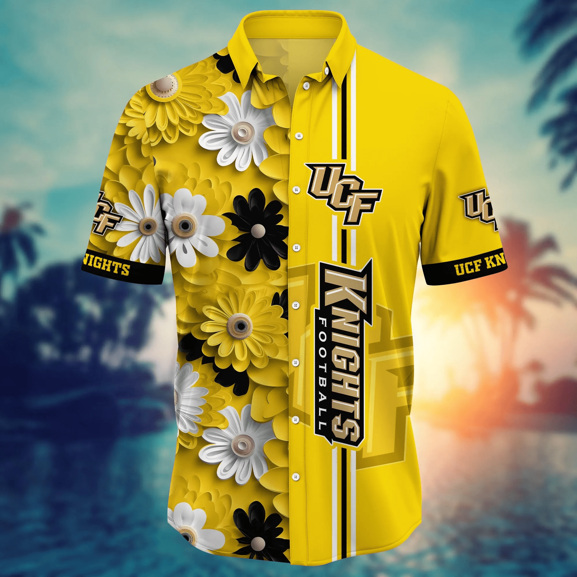 Ucf Knights NCAA Hawaiian Shirt Sunshine Aloha Shirt