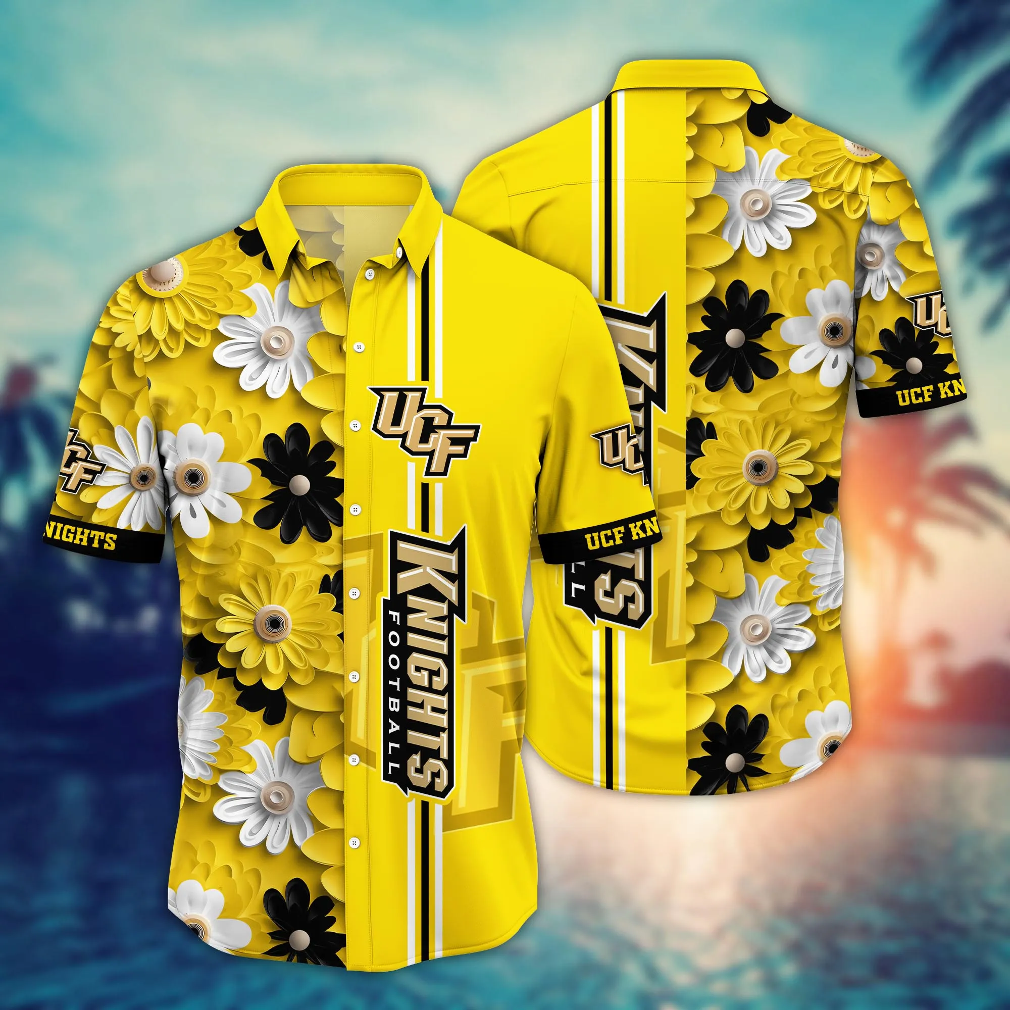 Ucf Knights NCAA Hawaiian Shirt Sunshine Aloha Shirt