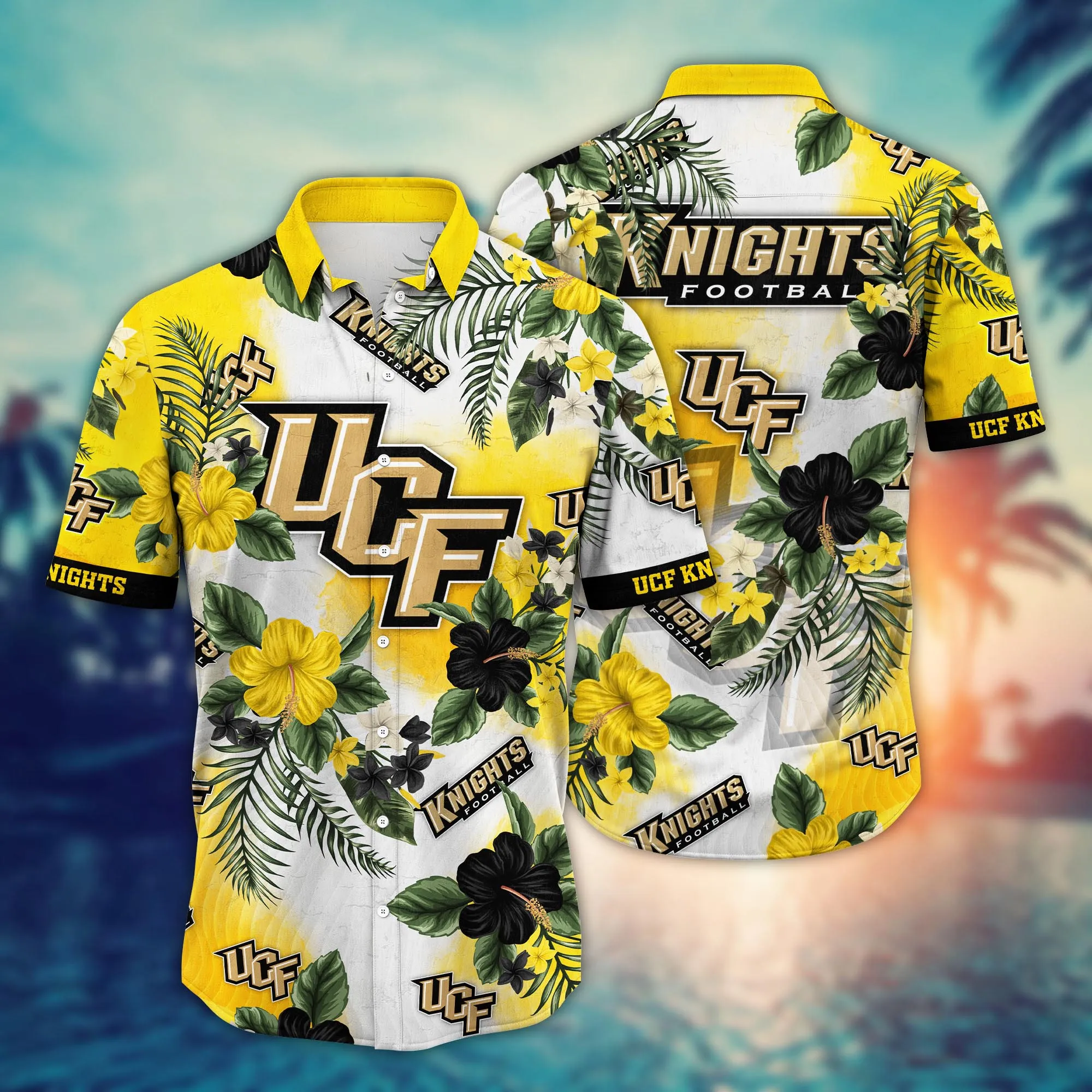Ucf Knights NCAA Hawaiian Shirt Traveltime Aloha Shirt Ucf Knights NCAA Hawaiian Shirt Traveltime Aloha Shirt