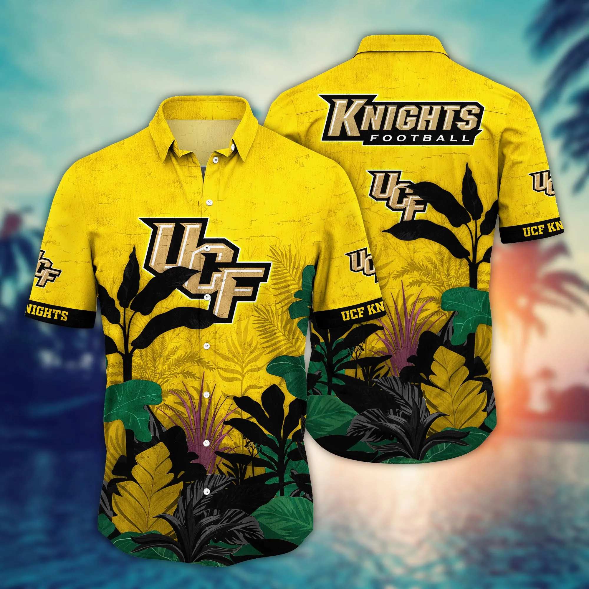 Ucf Knights NCAA Hawaiian Shirt Vacation Time Aloha Shirt