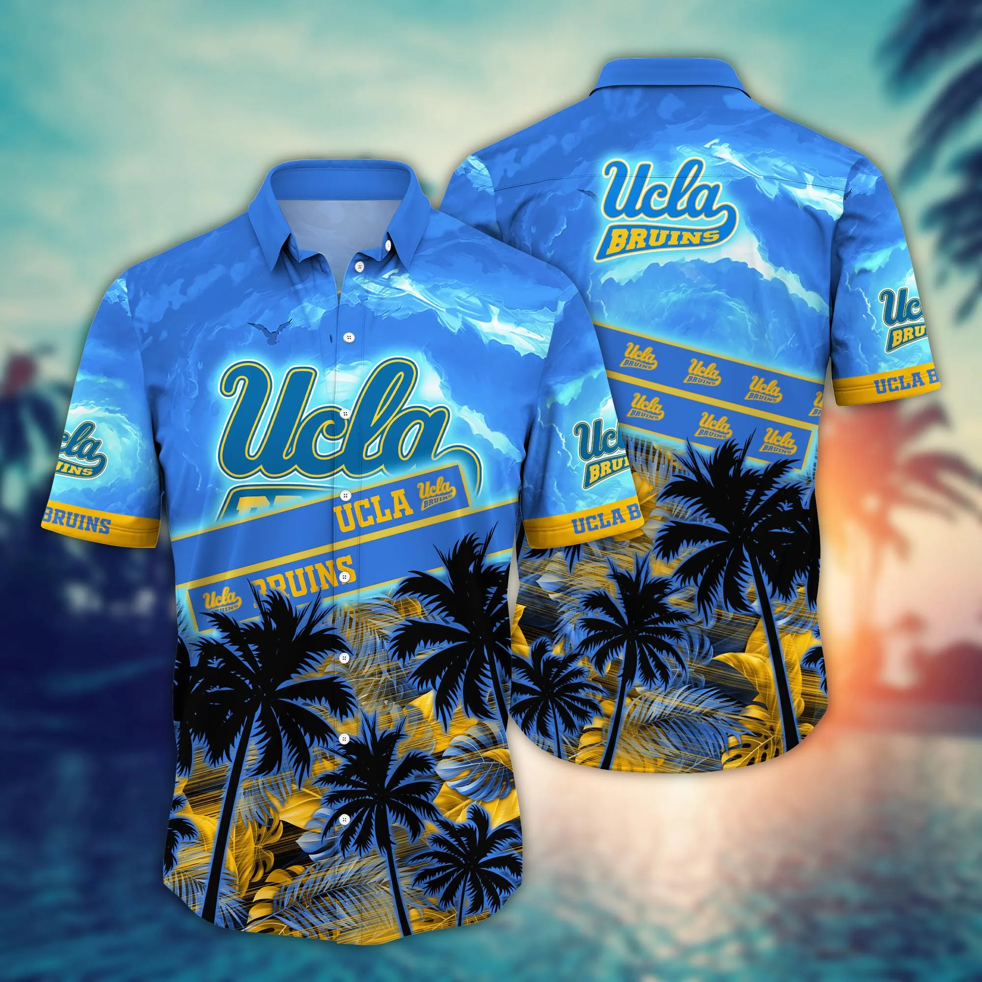 Ucla Bruins NCAA Hawaiian Shirt August Aloha Shirt Ucla Bruins NCAA Hawaiian Shirt August Aloha Shirt
