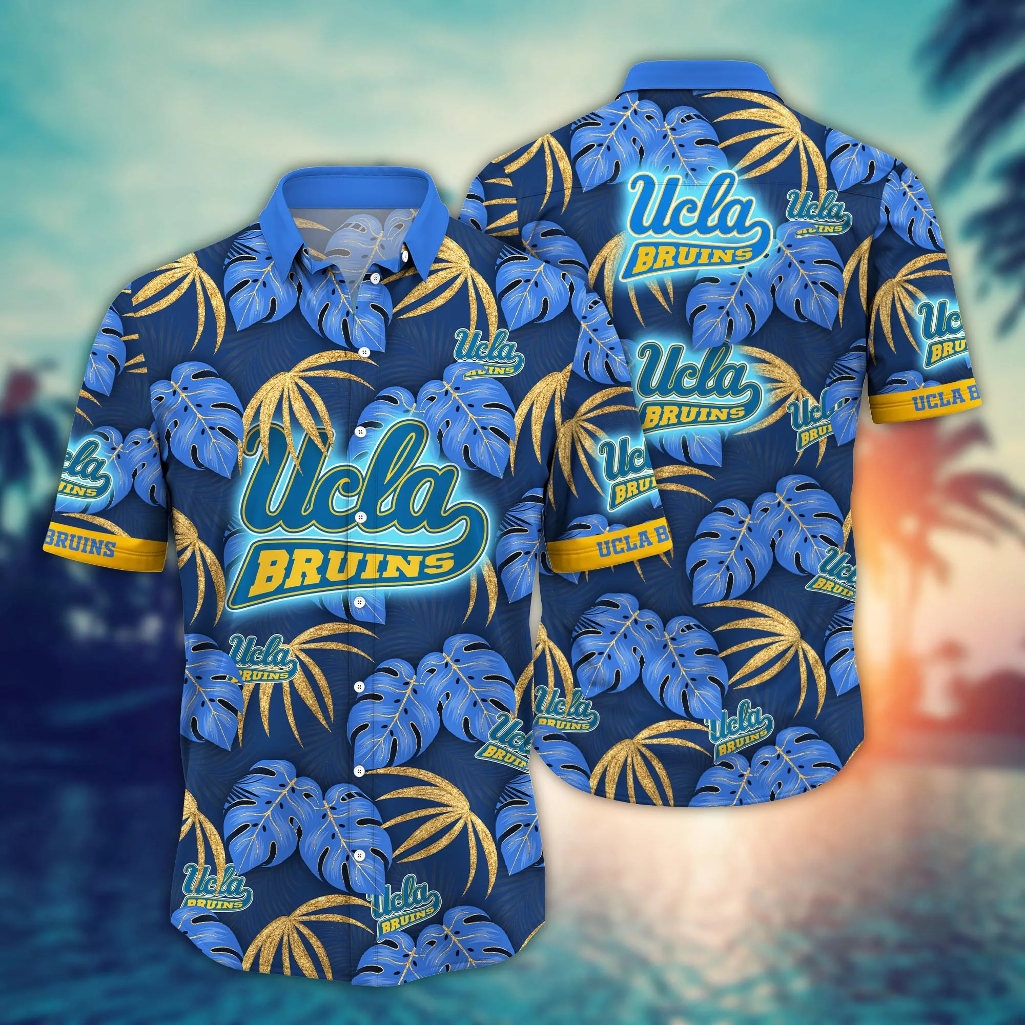 Ucla Bruins NCAA Hawaiian Shirt Breezy Aloha Shirt Ucla Bruins NCAA Hawaiian Shirt Breezy Aloha Shirt