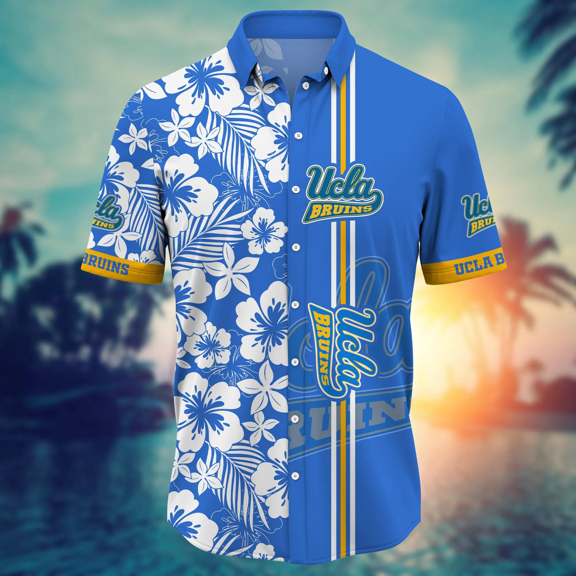 Ucla Bruins NCAA Hawaiian Shirt Coconut Watertime Aloha Shirt