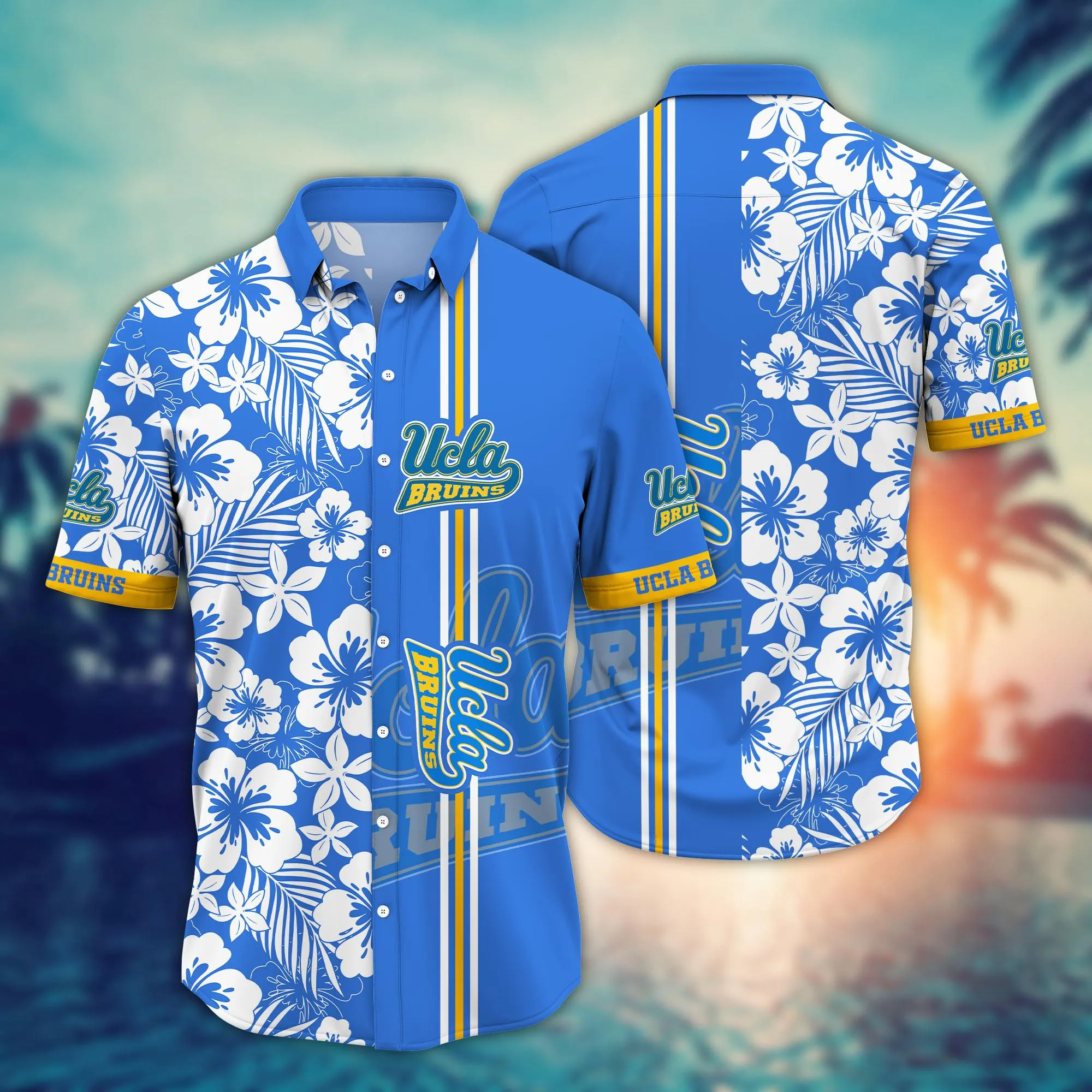 Ucla Bruins NCAA Hawaiian Shirt Coconut Watertime Aloha Shirt Ucla Bruins NCAA Hawaiian Shirt Coconut Watertime Aloha Shirt