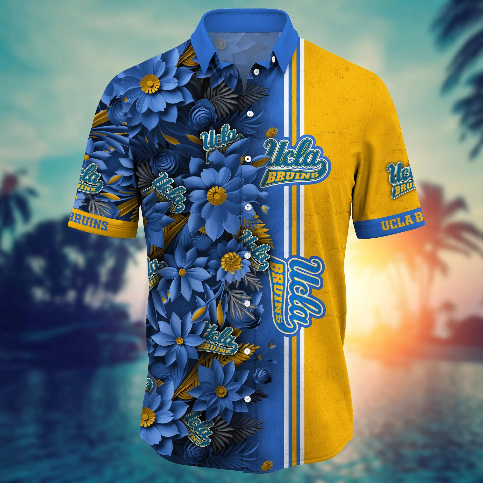 Ucla Bruins NCAA Hawaiian Shirt Custom Tropical Aloha Shirt