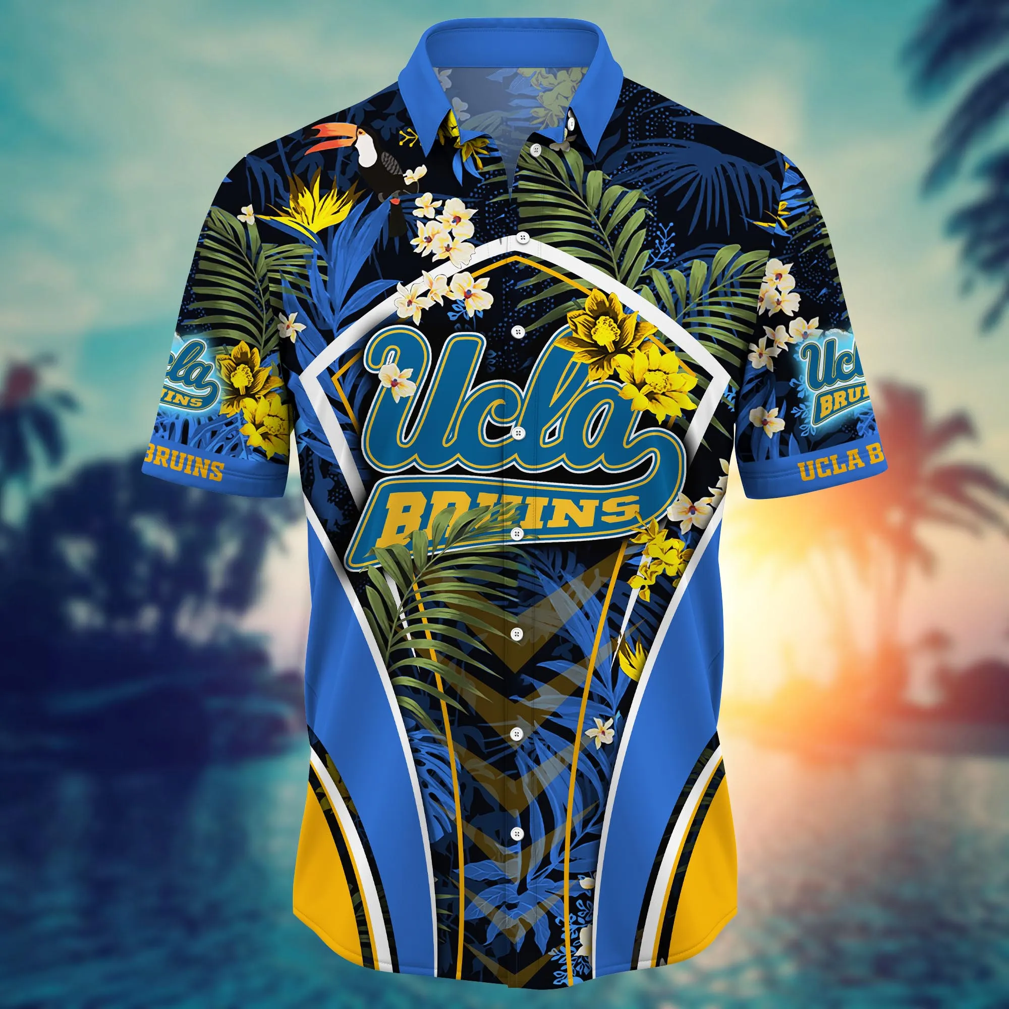Ucla Bruins NCAA Hawaiian Shirt Seaside Soccer Shirts