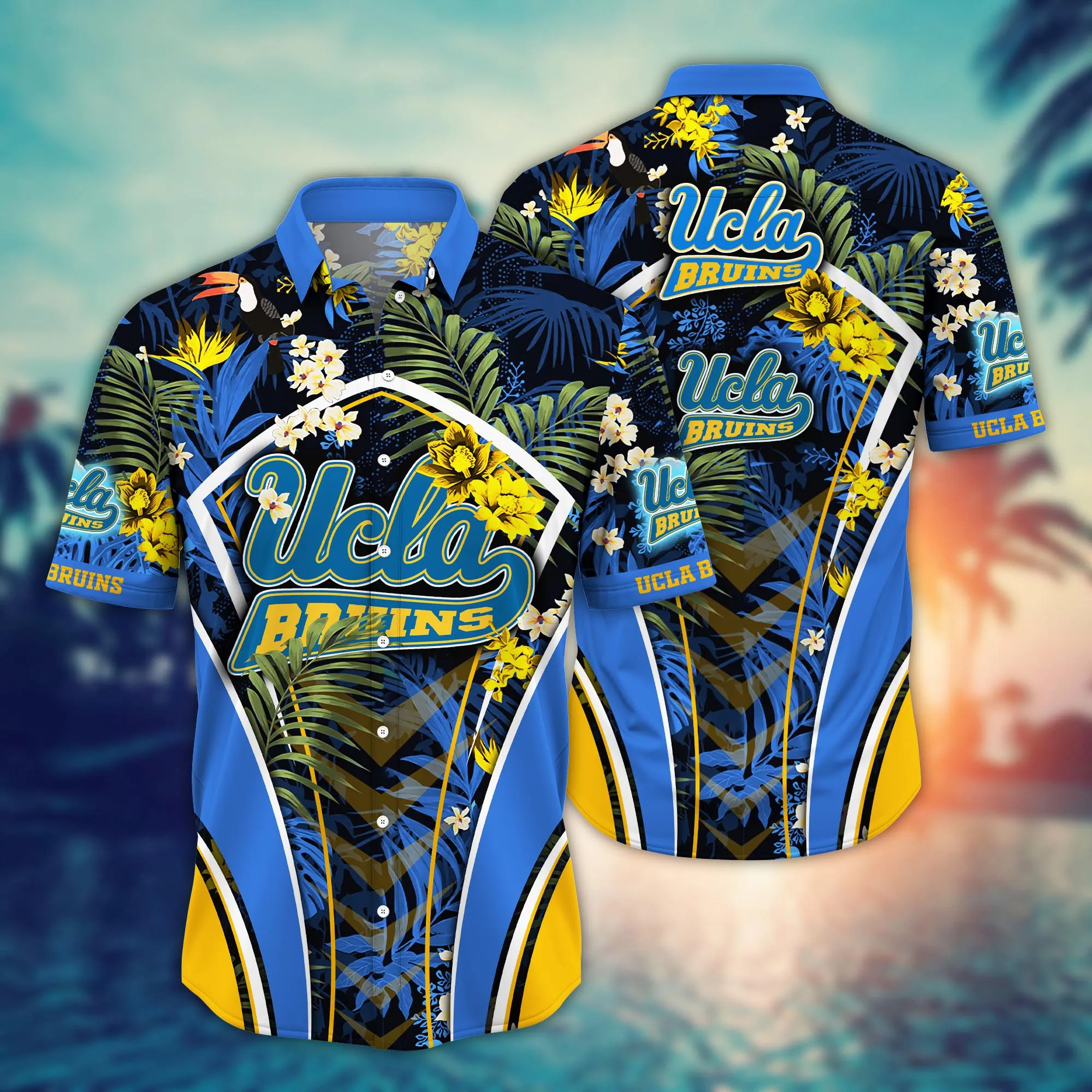 Ucla Bruins NCAA Hawaiian Shirt Seaside Soccer Shirts