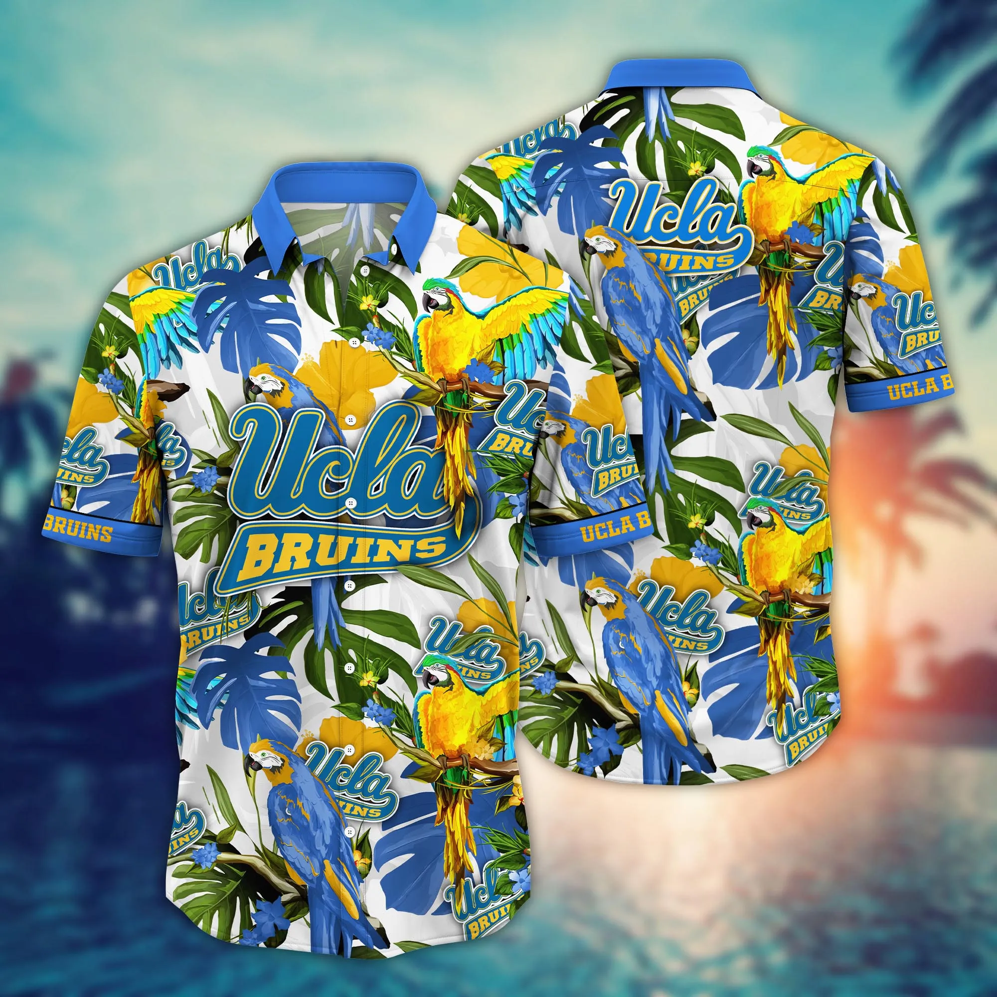 Ucla Bruins NCAA Hawaiian Shirt Summerytime Aloha Shirt Ucla Bruins NCAA Hawaiian Shirt Summerytime Aloha Shirt