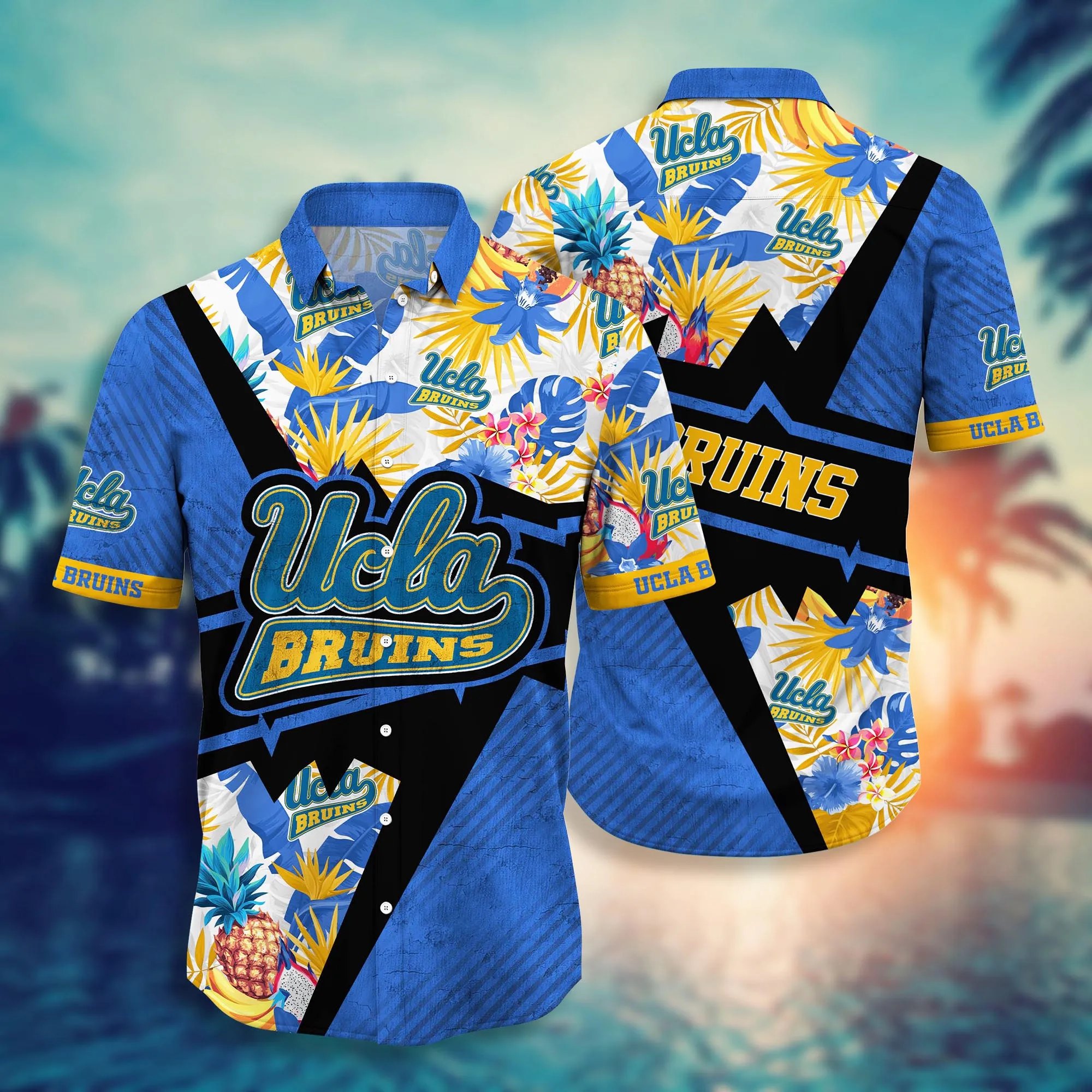 Ucla Bruins NCAA Hawaiian Shirt Vacation Spots Aloha Shirt Ucla Bruins NCAA Hawaiian Shirt Vacation Spots Aloha Shirt