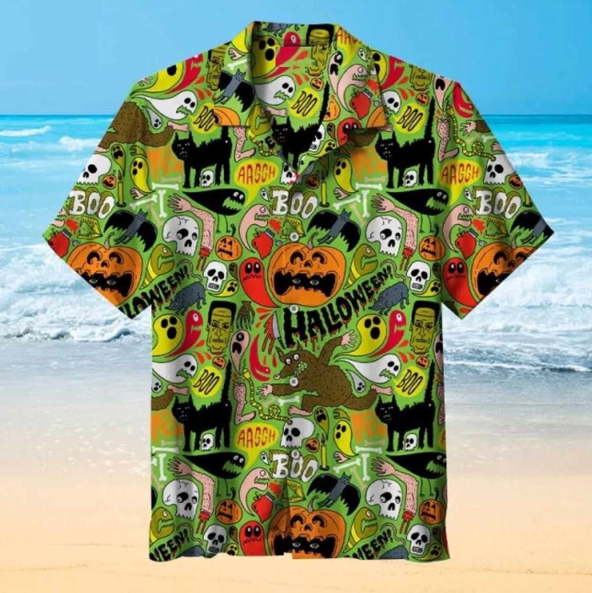 Ultimate Hawaiian Shirt With Exclusive Halloween Patterns Trendy Aloha