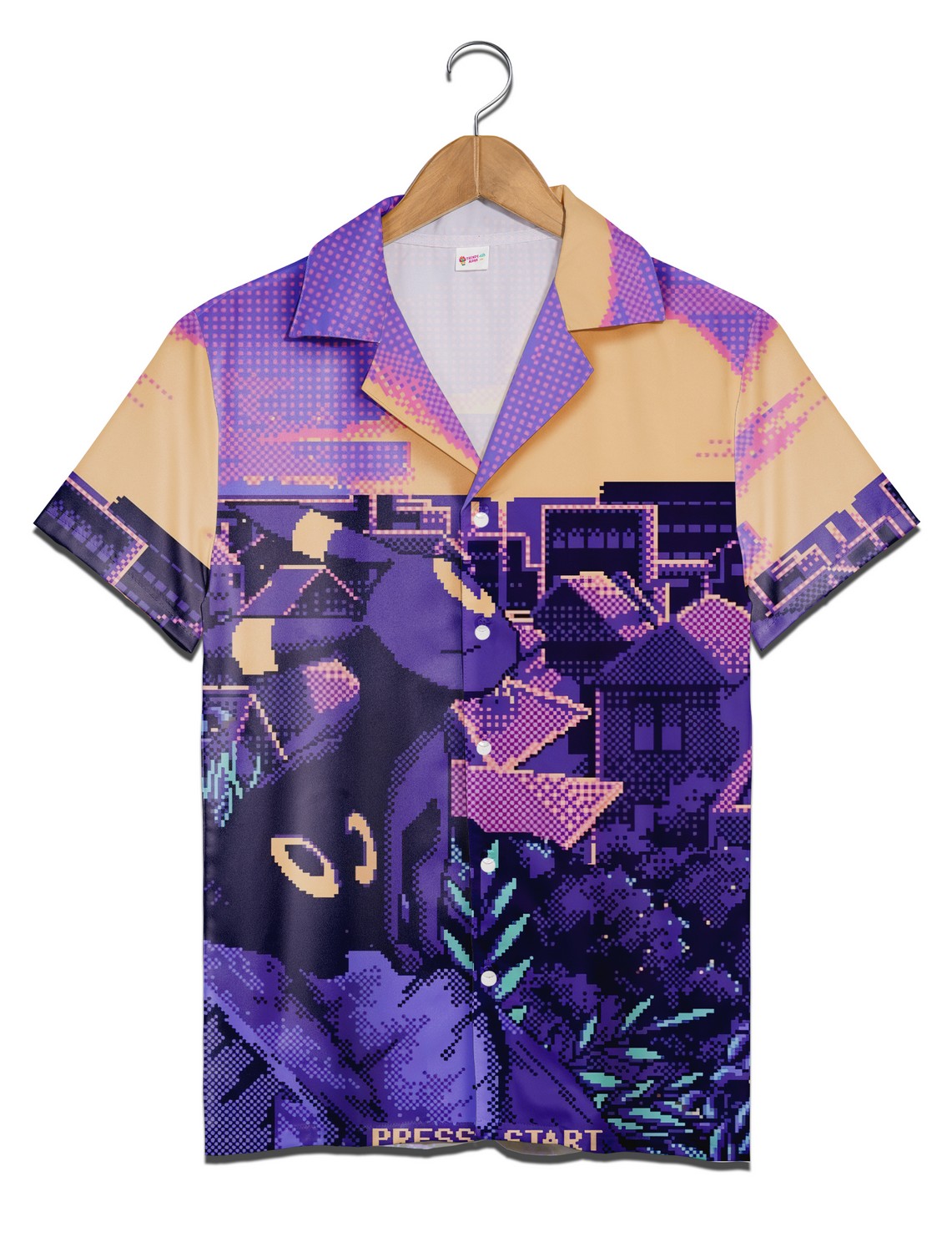 Umbreon Deep Black Purple Background Pokemon Hawaiian Shirt