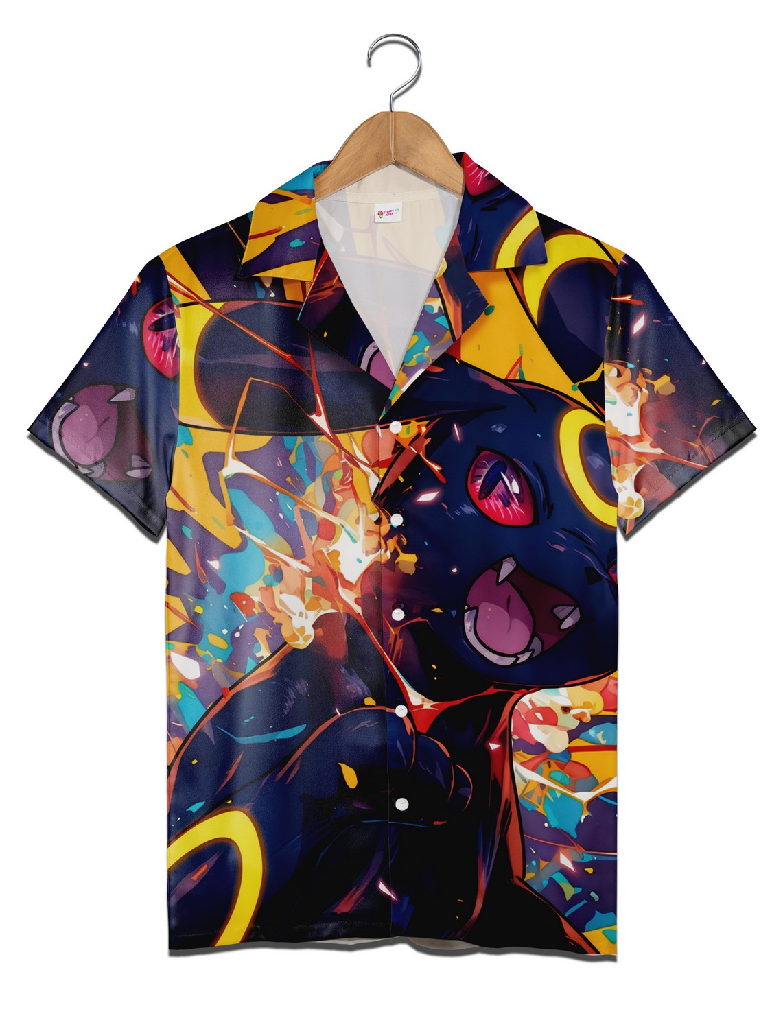 Umbreon Pokemon Hawaiian Shirt Holiday Family Outfits Aloha Beach Shirt