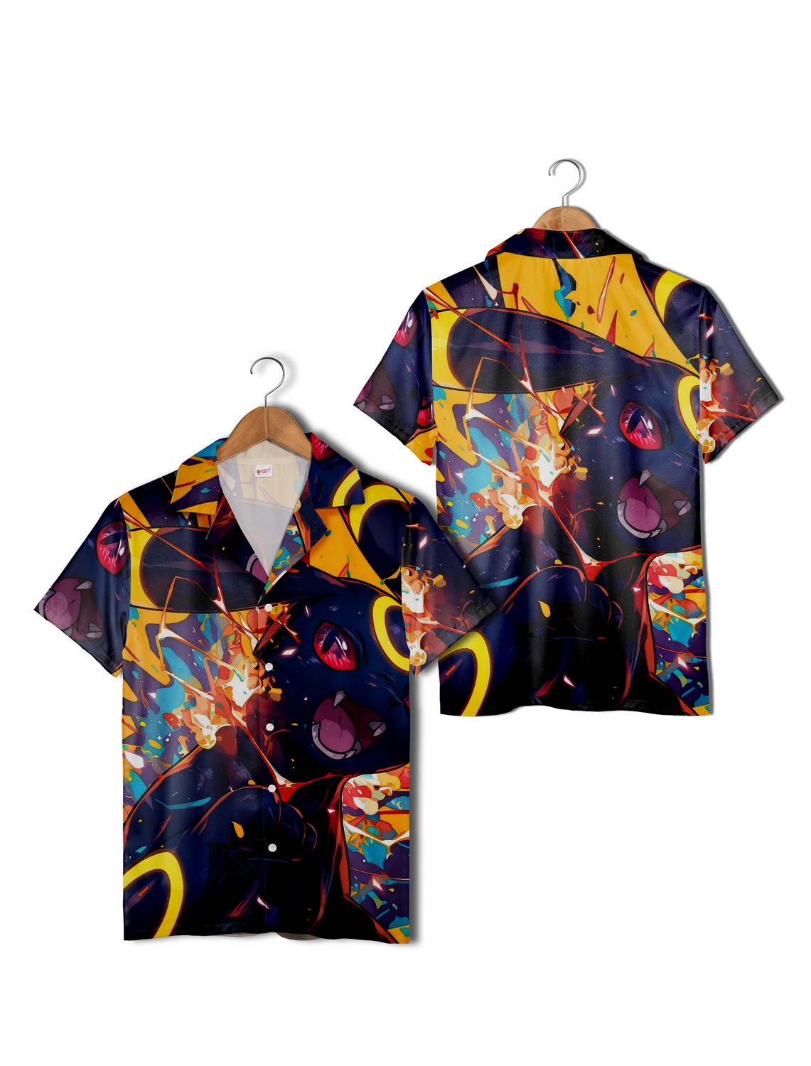 Umbreon Pokemon Hawaiian Shirt Holiday Family Outfits Aloha Beach Shirt Umbreon Pokemon Hawaiian Shirt Holiday Family Outfits Aloha Beach Shirt