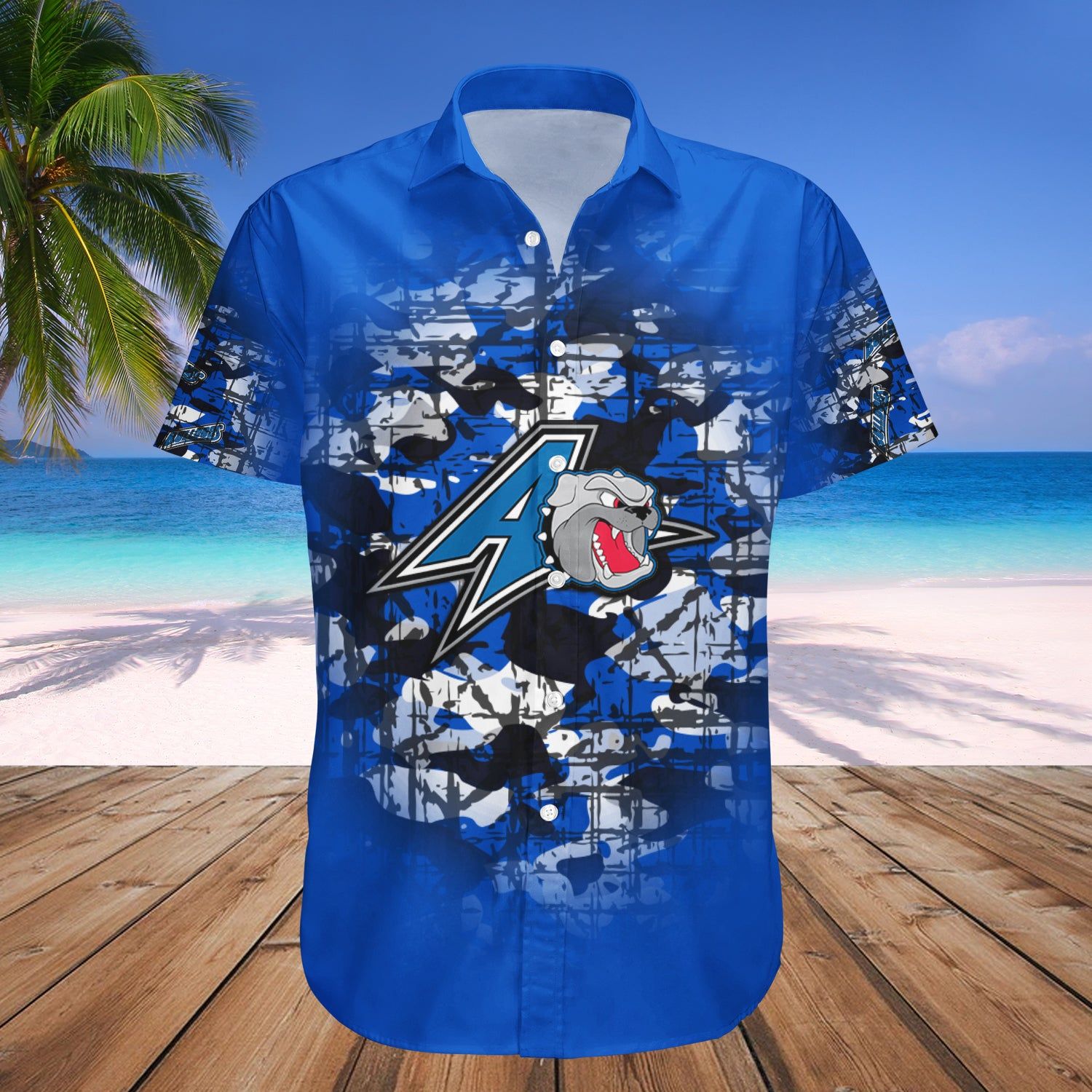 Unc Asheville Bulldogs Hawaii Shirt Camouflage Vintage – NCAA